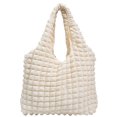 thumbnail image 1 of Bolsas de burbujas, bolso cilíndrico, bolso ligero para mujer, bolso de compras suave para mujer, 1 of 5