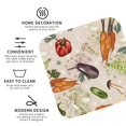 thumbnail image 3 of Pofeuu Cute Vegetables Print Coasters for Drinks, 4Pack PU Leather Coasters, Bar Drink Coasters for Tabletop Protection, Furniture from Damage-Square, 3 of 6