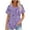 Purple, variant on Womens T Shirts Casual Cotton Womens Sports Tops Pastel Summer Tops for Women 2026 Work Summer Button Boho Top