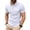 White, variant on Dagugfen Dress Shirts for Men Collared Neck Short Sleeve Quarter Button Suit Shirts Business Workwear Pullover Tops with Pocket