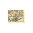 thumbnail image 4 of Historic State Map - New York - Asher 1871 - 30.25 x 23 - Vintage Wall Art, 4 of 5