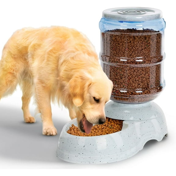 3 Gallon Gravity Feeder, Automatic Dog Feeder, Dog Food Dispenser for Large Breed