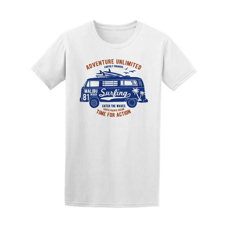 Adventure Surf Unlimited Combi T-Shirt Men -Image by Shutterstock