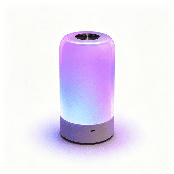 Touch Control RGB Table Lamp, 16 Million Color Changing Gaming Desk Night Light, 360° Soft Glow Ambient Light for Game Room Bedroom
