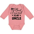 thumbnail image 3 of Inktastic My Best Friend is My Uncle with Hearts Boys or Girls Long Sleeve Baby Bodysuit, 3 of 5