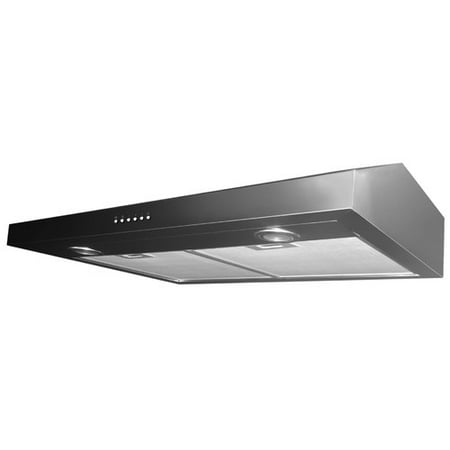 ancona 30 slim series 300 cfm under cabinet range hood walmart com