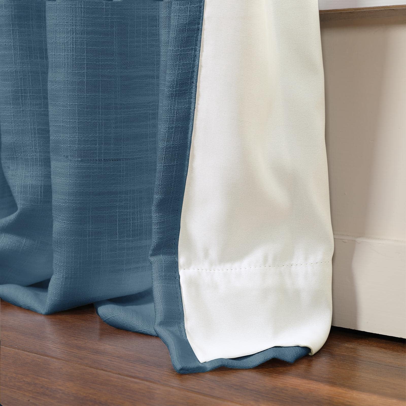 Linen Textured Pinch Pleat Curtain for Living Room, Room Darkening Window Curtain Panel for Bedroom, Privacy Drape with Double Layer (72 x 84 Inches, 1 Panel, Sand Beige) outdoor curtains