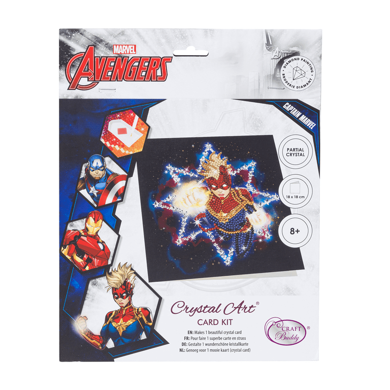Crystal Art Diamond Painting Greeting Card Kit - Spiderman - 5 x 7