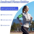 thumbnail image 2 of Egoelife Universal Armband Phone Holder Lightweight Running Phone Holder Arm Bands for Workout Cell Phone Mini Wrist Pouch for Exercise, 2 of 7