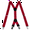 Red, variant on Buyless Fashion Heavy Duty Textured Suspenders for Men - 48" Adjustable Straps 1 1/2" - Y Shape - 5148-Burgundy