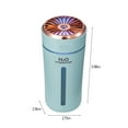 thumbnail image 3 of ZKCCNUK Mini Humidifier USB Aroma Humidifier Desktop Humidifier With LED Colorful Lights For Car Office Bedroom And Living Room, 3 of 9