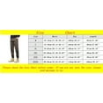 thumbnail image 3 of WEAIXIMIUNG Mens Dress Pants 34X28 Light Grey Men's 9 Point Leggings Loose Fitting Sportswear Pants, 3 of 9