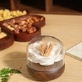 thumbnail image 6 of Lotus Toothpick Holder Cotton Swab Holder Toothpick Case Toothpicks Organizer Bathroom, 6 of 7