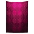 thumbnail image 3 of Ambesonne Geometric Tablecloth Rectangular Table Cover, Rectangular Forms, 60"x90", Maroon Fuchsia, 3 of 4