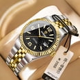 thumbnail image 2 of Mens Watches Stainless Steel Waterproof Analog Quartz Watch for Men with Date  Fashion Wristwatch, 2 of 5