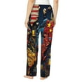 thumbnail image 3 of Daiia World Map Of Digital Circuits Women's Sleep Pant with Pockets and Drawstring,Pajama Pants-X-Large, 3 of 9