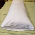 thumbnail image 4 of American Pillowcase Body Pillow Cover 20x54, 100% Brushed Microfiber, Body Pillow Cover, Envelope Closure, White, 4 of 8