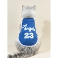 thumbnail image 2 of PETSIN 1pc Letter Graphic Pet Tank For Dog And Cat For Summer, 2 of 4
