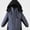 Gray, variant on DJDLJWCJ Boys Winter Coats Stand Collar Warm Hooded Jacket Solid Color Long Sleeve Coat Orange Size 3T