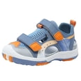 thumbnail image 2 of Conairie Girls Sandals Closed Toes Adjustable Hook And Loop Beach Sandals Kids Lightweight Summer Sports Sneakers Light Blue 5-5.5 Y, 2 of 4