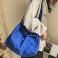 thumbnail image 4 of Bolso bandolera de lona para mujer Bolso bandolera de moda Gran capacidad para viajar (Azul) Tmvgtek Para Estrenar, 4 of 8