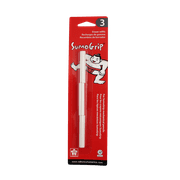Sakura of America : Refill Eraser, for SumoGrip Pencil, 3/PK, White -:- Sold as 2 Packs of - 3 - / - Total of 6 Each