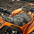 thumbnail image 3 of Uorisanigo 23×10 Inch Camo Green ATV Seat Cover Soft Anti-Slip 4-Wheeler Seat Covers Waterproof Breathable Elastic Polyester Fabric, Universal Fit Most ATV Four-Wheeler, 3 of 7