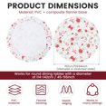 thumbnail image 2 of Tcwhniev Round Tablecloth, Elastic Fitted Waterproof Tablecloths for 45"-56" Tables, Wipeable PVC Table Cover for Camping, Dining, Indoor and Outdoor, 2 of 8