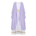 thumbnail image 5 of Sholeno Girls Ancient Greek Princess Dress Greece Athena God Toga Party Robe Maxi Gown Lavender 10, 5 of 7