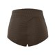 thumbnail image 4 of Gibobby Pantalones cortos de yoga Pantalones cortos atléticos de yoga para correr en el gimnasio deportivo a la moda para mujer(Marrón,M), 4 of 4