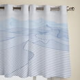thumbnail image 3 of Patio Curtain Desert Starry Sky Valley Kitchen Curtains In The Modern Living Room Bedroom Dining Room Translucent Curtain, 3 of 6