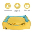 thumbnail image 5 of SUSSEXHOME Pets 23.5 x 17.3 x 7 Inches Washable Dog Bed for Medium Dogs - Durable Waterproof Sofa Dog Bed with Sides - (CAMEL), 5 of 7