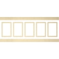 thumbnail image 6 of Ekena millwork 94 1/2"L (Adjustable 40"H to 44"H) Ashford Square Panel Traditional Wainscot Paneling Kit, 6 of 10