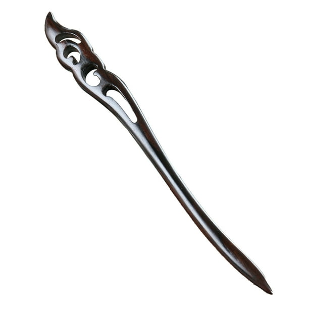 Sonducket Palillo para el cabello, palillo, Clip lateral de ébano, tocado de estilo chino, adornos para el moño, accesorios DIY para mujer, horquilla Accesorio para el cabello Negro Sonducket AP009936-01