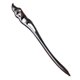 thumbnail image 1 of Sonducket Palillo para el cabello, palillo, Clip lateral de ébano, tocado de estilo chino, adornos para el moño, accesorios DIY para mujer, horquilla Accesorio para el cabello Negro Sonducket AP009936-01, 1 of 6