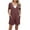 Wine-03, variant on Mitankcoo Short Jumpsuits for Women Casual Short Sleeve Relaxed Fit Summer Pockets Vacation Rompers Shorts S-XXL