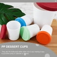thumbnail image 3 of 4pcs helado congelador contenedores de almacenamiento redondo postre tazas de yogurt, 3 of 4