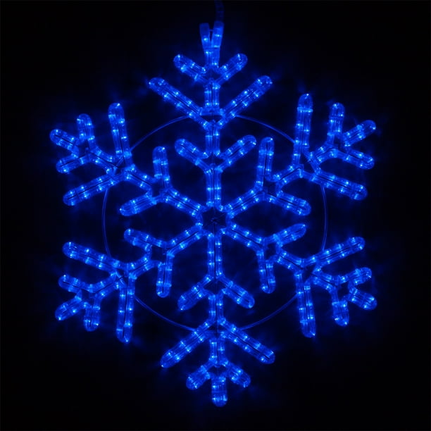 Wintergreen Lighting LED Snowflake Light Christmas Decorations Outdoor Snowflake Christmas ...