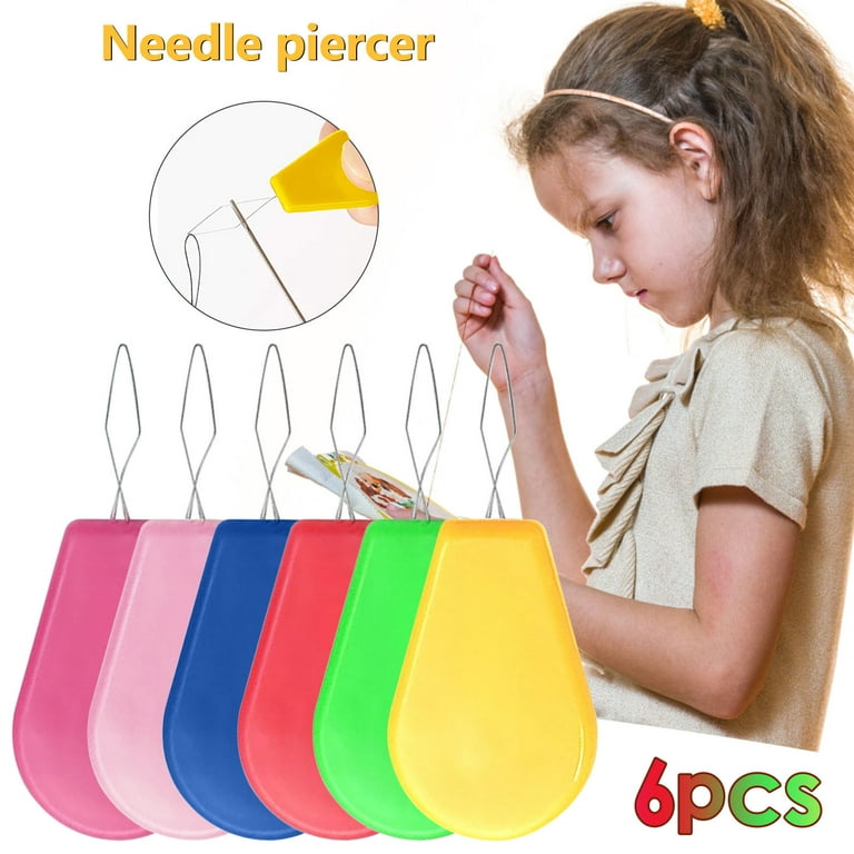 Colorful Needle Threaders Plastic Wire Loop DIY Needle Threader