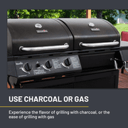 Charbroil Deluxe Charcoal & Gas Combo Grill