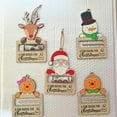 thumbnail image 3 of Secret Scope Christmas Money Holder - Wooden Santa Reindeer Snowman Clip Ornaments for Tree Decor and Cash Gifts  （2pc）, 3 of 13