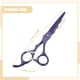 thumbnail image 4 of Unique Bargains Tijeras de corte de cabello profesionales Tijeras de corte de cabello moradas 0.91 x 0.67 Acero inoxidable para corte de cabello, 4 of 7