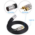 thumbnail image 5 of 3M 1 XLR to 2 RCA Male Plug Stereo Audio Cable Connector Y Splitter Wire Cord 1, 5 of 6