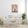 thumbnail image 2 of The Stupell Home Decor Collection Melting Colors Rainbow Rain Drops Umbrella Dancing Silhouette Stretched Canvas Wall Art, 24 x 30, 2 of 6