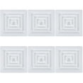 thumbnail image 6 of 6pcs Air Vent Cover Ventilation Grille Air Outlet Vent Cover Grille Register for Ceiling, 6 of 8