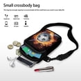 thumbnail image 7 of HELLHERO with Zipper Crossbody Sling Bag, Polyester Women Shoulder Bag for Adult, FlameWaterBall, 7 of 7