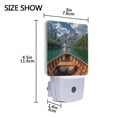 thumbnail image 4 of Yayeee LED Plug in Night Light for The Home with Auto Dusk to Dawn Light Sensors, 2 Pack, Lake, 4 of 6