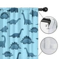 thumbnail image 4 of Blackout Kids Curtains,LightBlue Cartoon Dinosaurs Pattern Childrens Insulated Curtains Set Of 2,Bedroom Essentials,Toddler Room Decor 42"x84", 4 of 5