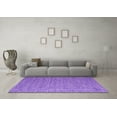 thumbnail image 3 of Ahgly Company Indoor Round Abstract Purple Contemporary Area Rugs, 7' Round, 3 of 4