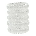 thumbnail image 5 of (3 pack) Offray Clear 1 1/2 Inch Mini Coil Hair Ties / Hair Band, 5 Pieces, 5 of 9